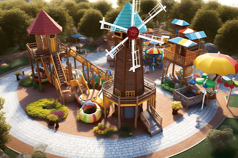 Giant Windmill Kids Theme Park
