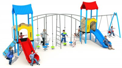  Garden Series HD-LHY035 - Children‘s Slide Slide Combination