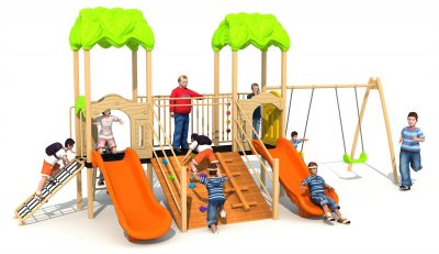  Garden Series HD-LHY044 - Children‘s Slide Slide Combination