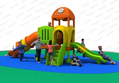 All-plastic HD-HSL011 Children's Slide Slide Combination