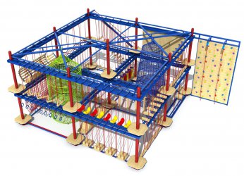Indoor customizable expansion climbing training naughty castle children's playgro